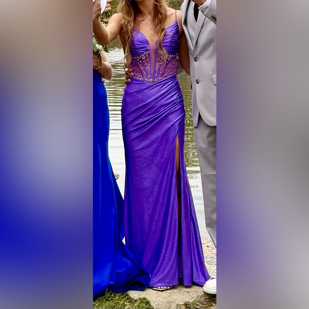 Gorgeous Purple Evening Gown/prom/homecoming dress